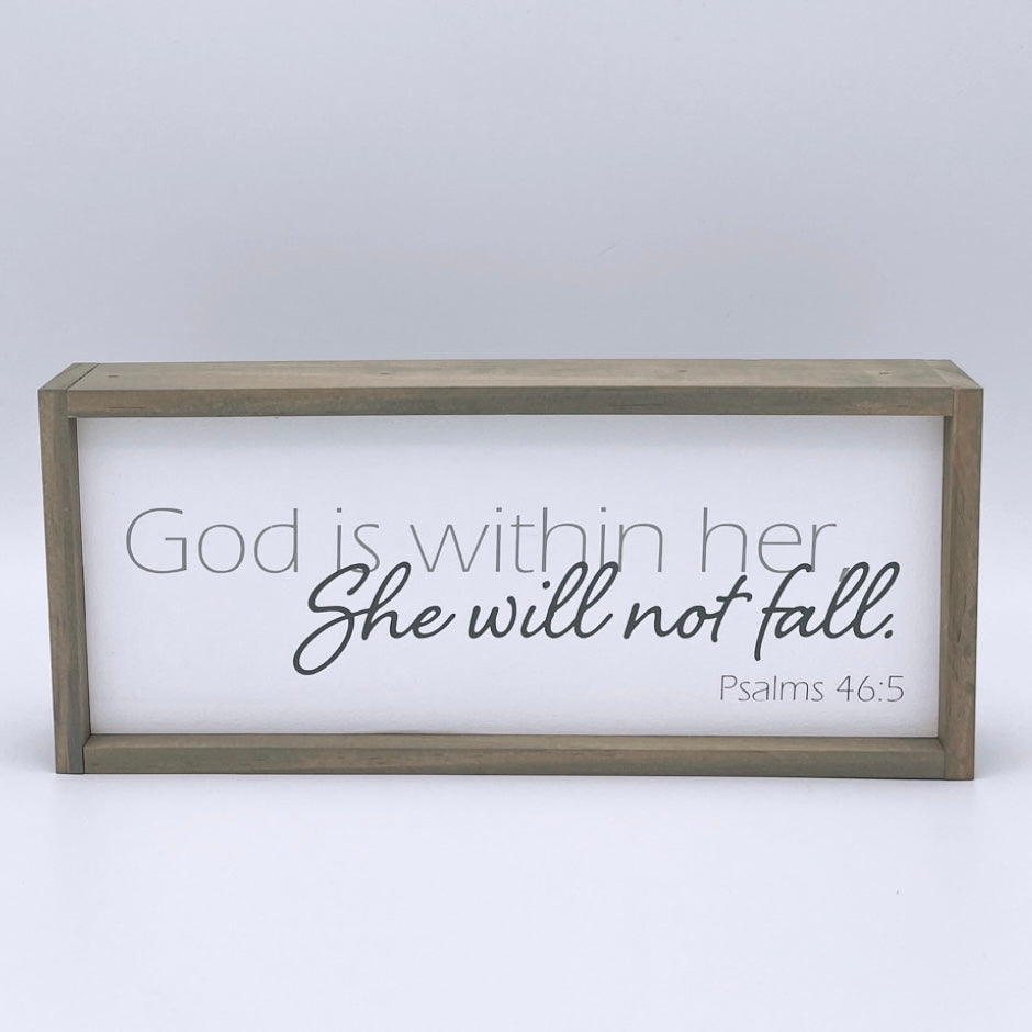 God is within her