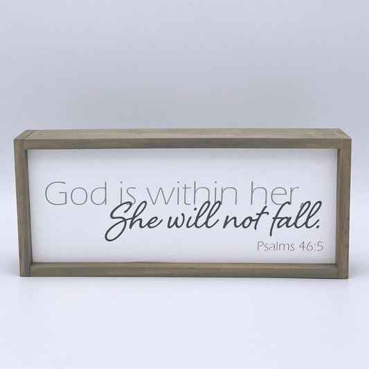 God is within her