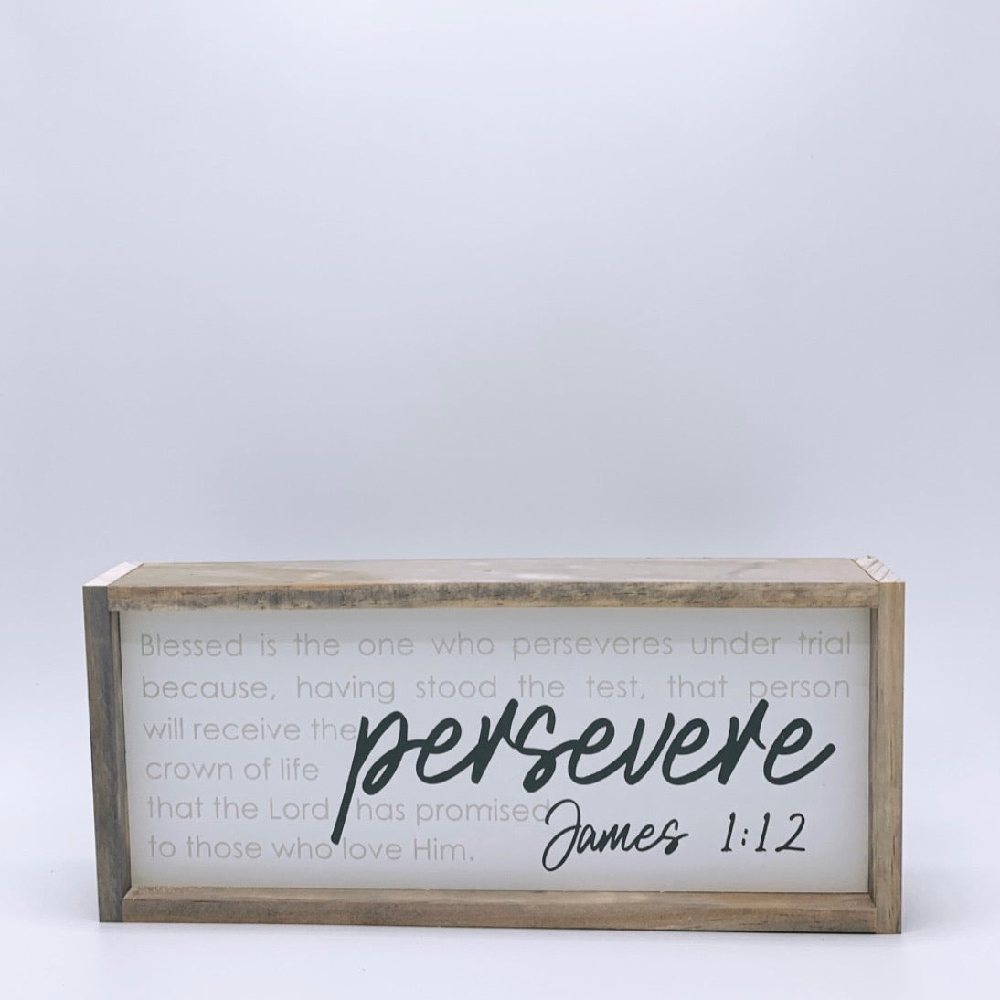 persevere (James 1:12)