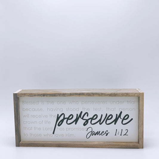 persevere (James 1:12)