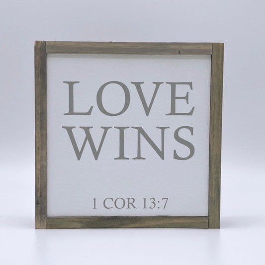 love wins (1 Cor 13:7)