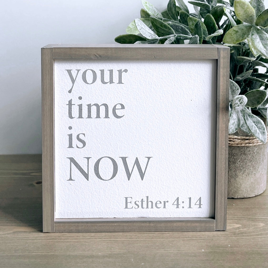 your time is NOW