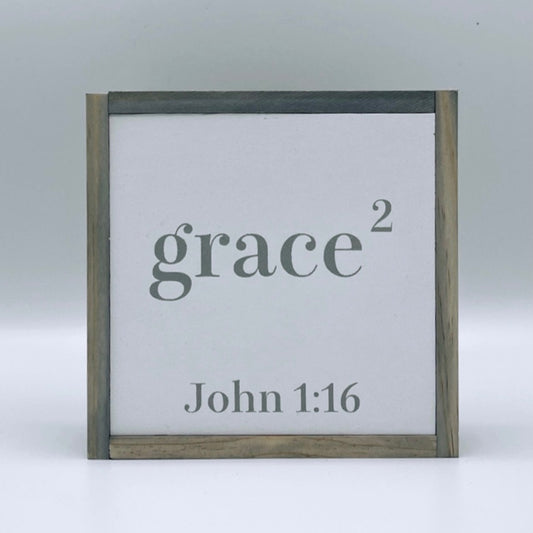 Grace squared (John 1:16)